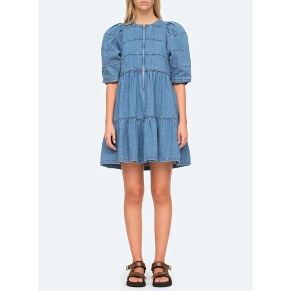 Sea NY Dagmar Denim Dress - Picture 1 of 10